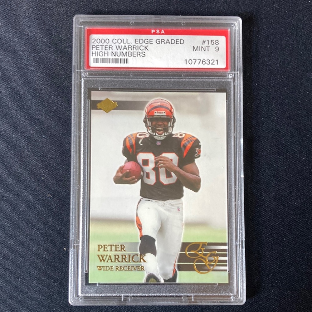 2000 Collectors Edge Peter Warrick PSA 9
